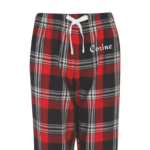 Pyjama à carreau personnalisé pour Noël par Brod et Plus